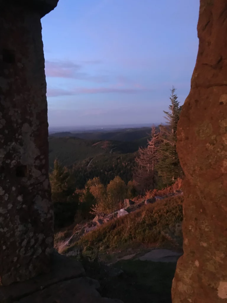 Panorama temple du Donon